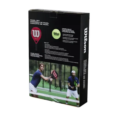 Набор для падела WILSON Optix XP Padel KIT, WR202110U2, ракетка + 3мяча, красный за 20&nbsp;362.60 ₽ купить в Волгограде
