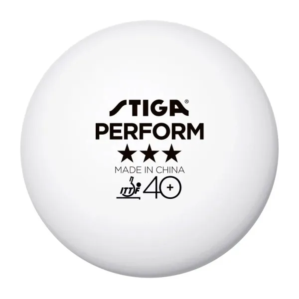 Мяч для наст. тенниса Stiga Perform 3***, 40+, 1113-2110-06, пластик, ITTF Appr., уп.6 шт, бел за 2&nbsp;121.60 ₽ в Волгограде