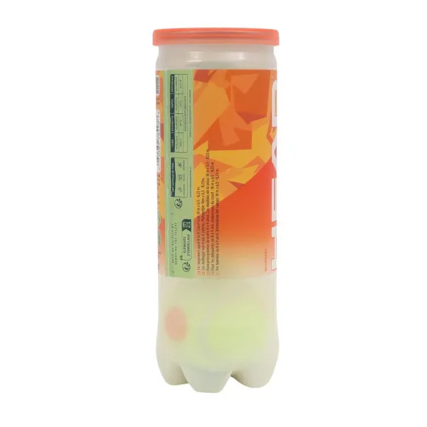 Мяч теннисный детский HEAD Stage 2 Orange, 578423,уп.3 шт, фетр,нат.резина,желто-оранжевый за 836.40 ₽ в Волгограде