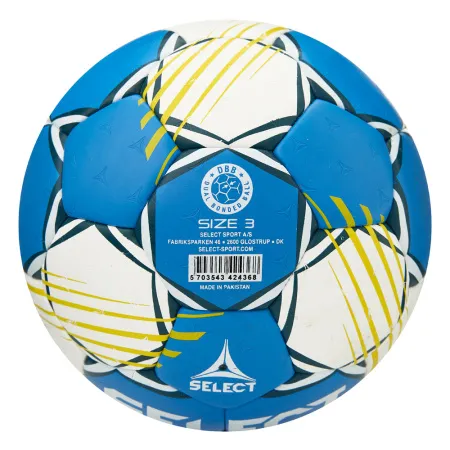Мяч ганд. SELECT HB FORCE DB V25, 1622858205, Senior (р.3), EHF Appr,ПУ, гибр.сш., сине-белый за 8&nbsp;438.80 ₽ купить в Волгограде