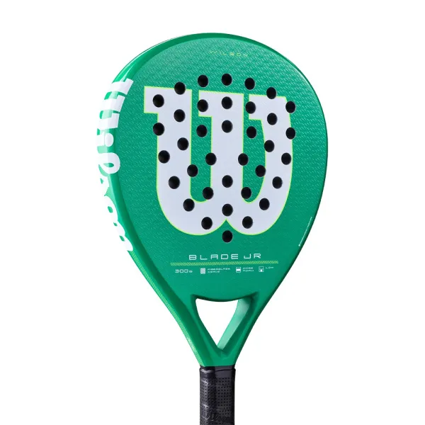 Ракетка для падела WILSON Blade Jr  V4 Padel, WR213811U0, для начин-х, стекловолокно, зеленый за 14&nbsp;934.50 ₽ в Волгограде