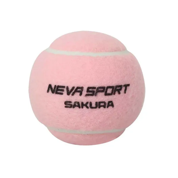 Мяч для падела NS Sakura, UAA2, уп.3 шт, сукно, нат.резина, розовый за 824.50 ₽ в Волгограде