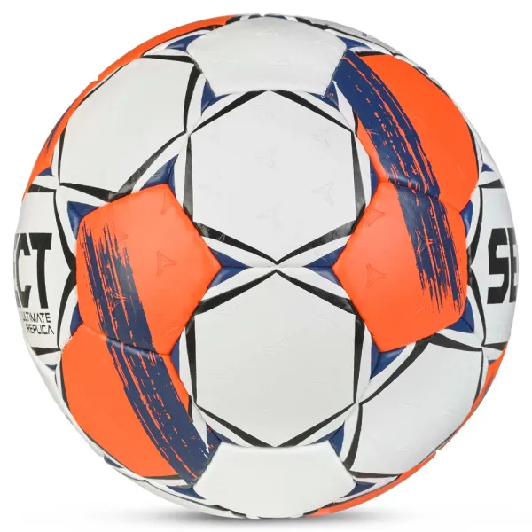 Мяч ганд. SELECT Ultimate Replica v25, 3572858745, р.3(Senior), ПУ,руч.сш, бел-оранж-т.син за 5&nbsp;373.70 ₽ в Волгограде