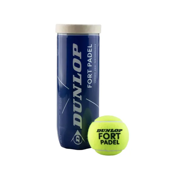 Мяч для падела Dunlop Fort Padel, 601555, уп.3 шт, FIP, сукно, нат.резина,желтый за 1&nbsp;135.60 ₽ в Волгограде