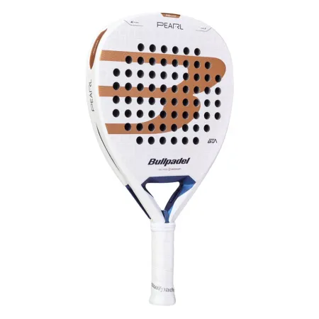 Ракетка для падела BULLPADEL Pearl 27, 497249, для проф-в, стекловолокно,карбон, бело-золотистый за 44&nbsp;319 ₽ купить в Волгограде