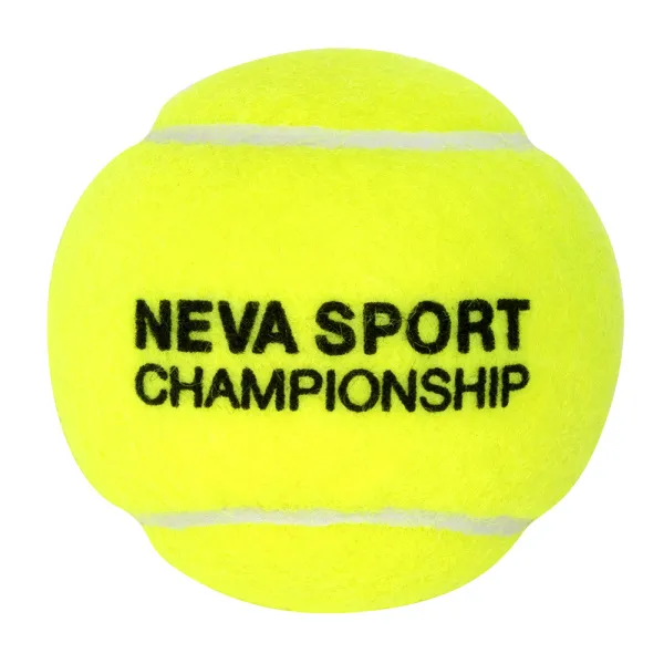 Мяч теннисный NS Championship 3B, 124001, уп.3шт, сукно, нат.резина, желтый за 646 ₽ в Волгограде