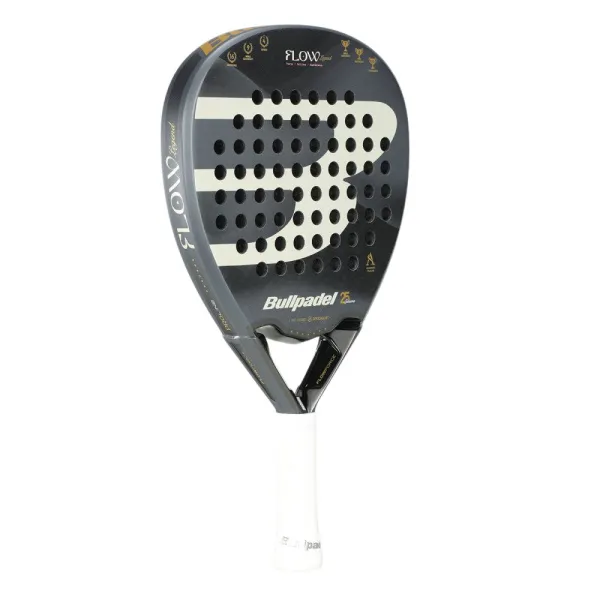 Ракетка для падела BULLPADEL Flow Legend, 494405, для профессионалов, стекловолокно,черно-белый за 31&nbsp;307.20 ₽ в Волгограде
