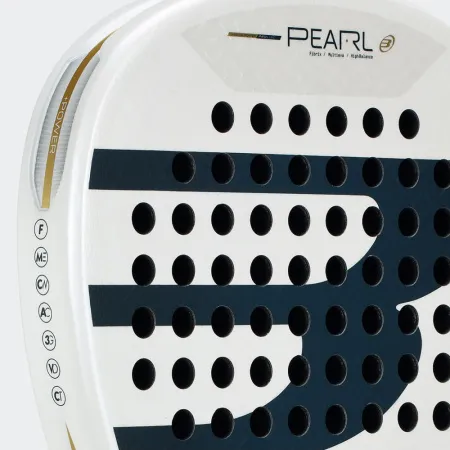 Ракетка для падела BULLPADEL Pearl 26, 493804, для профессионалов, карбон, бело-серый за 35&nbsp;929.50 ₽ купить в Волгограде