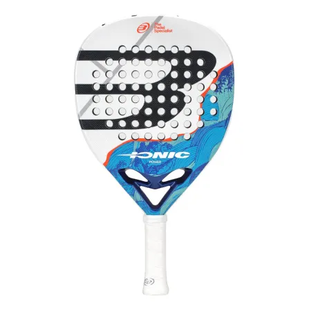 Ракетка для падела BULLPADEL Ionic Power 26, 494411, для продв. игроков, стекловолокно, сине-белый за 28&nbsp;944.20 ₽ купить в Волгограде