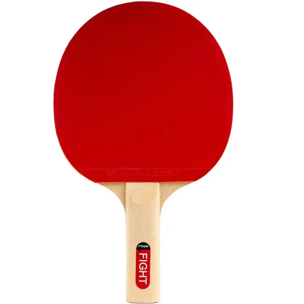 Ракетка для н/т Stiga Fight Red, 184001, для любителей, накладка 1,5 мм ITTF, прямая ручка за 1&nbsp;837.70 ₽ в Волгограде