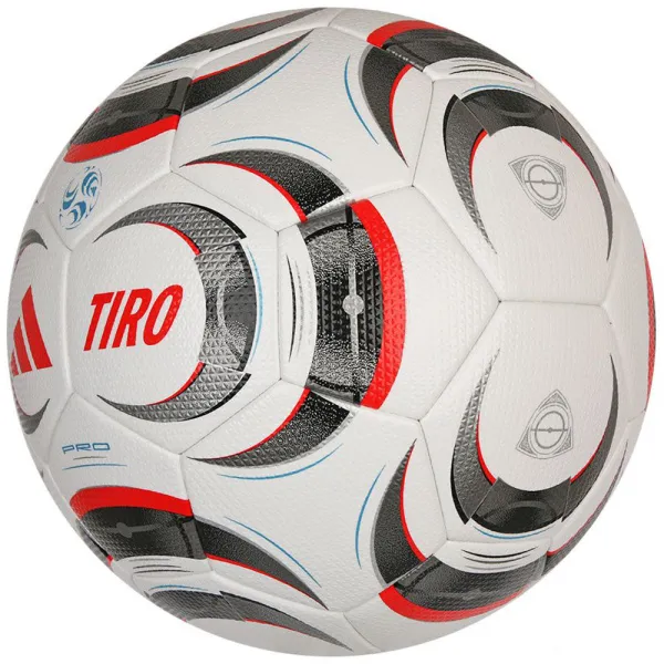 Мяч футб. ADIDAS Tiro Pro JW1533, р.5, FIFA Pro, 32 пан., ПУ, термосшивка, бело-серо-красный за 14&nbsp;133.80 ₽ в Волгограде