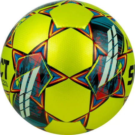 Мяч футзал. SELECT Futsal Mimas, 1053460550, р.4,FIFA Basic, 32 пан, гл.ПУ, руч.сш, жел-сине-красный за 6&nbsp;303.60 ₽ купить в Волгограде