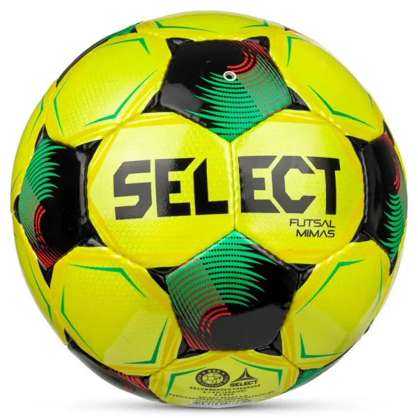 Мяч футзал. SELECT Futsal Mimas V26, 1053471007, р.4,FIFA Basic, 32п, ПУ, руч.сш, желто-зелено-черн. за 6&nbsp;113.20 ₽ в Волгограде