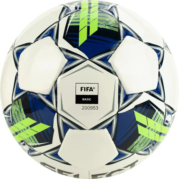 Мяч футзал. SELECT Futsal Master Shiny V22, 1043460004, р.4, Basic,32п, гл.ПУ, руч.сш,бел-син-зел за 7&nbsp;539.50 ₽ в Волгограде