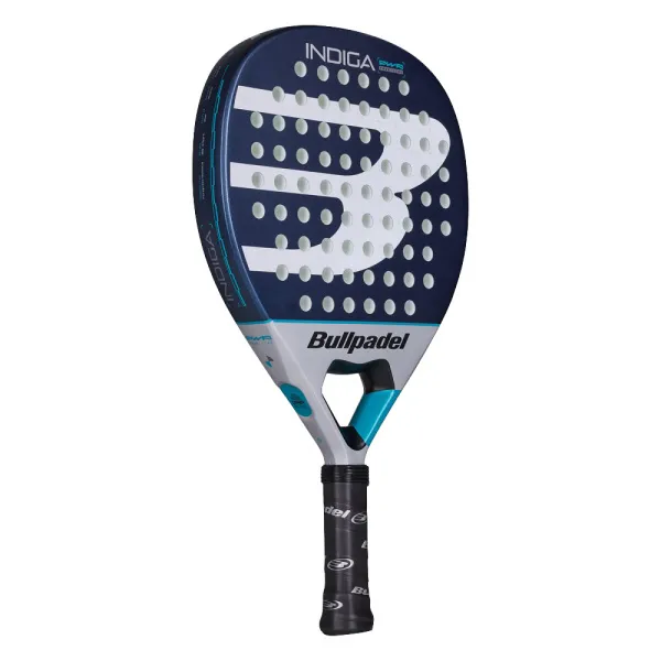 Ракетка для падела BULLPADEL Indiga Power 26, 494416, для начинающих, стекловолокно, темносине-серый за 14&nbsp;672.70 ₽ в Волгограде
