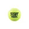 Мяч для падела Dunlop Fort Padel, 601555, уп.3 шт, FIP, сукно, нат.резина,желтый за 1&nbsp;135.60 ₽ купить в Волгограде