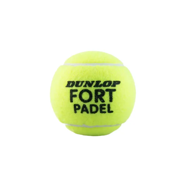 Мяч для падела Dunlop Fort Padel, 601555, уп.3 шт, FIP, сукно, нат.резина,желтый за 1&nbsp;135.60 ₽ в Волгограде