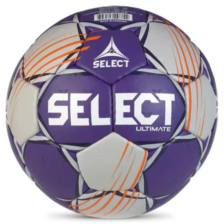 Мяч ганд. SELECT Ultimate Official EHF V24, 1612858999, Senior(р.3), EHF Appr, ПУ, руч.сш, фиол-сер за 15&nbsp;504 ₽ купить в Волгограде