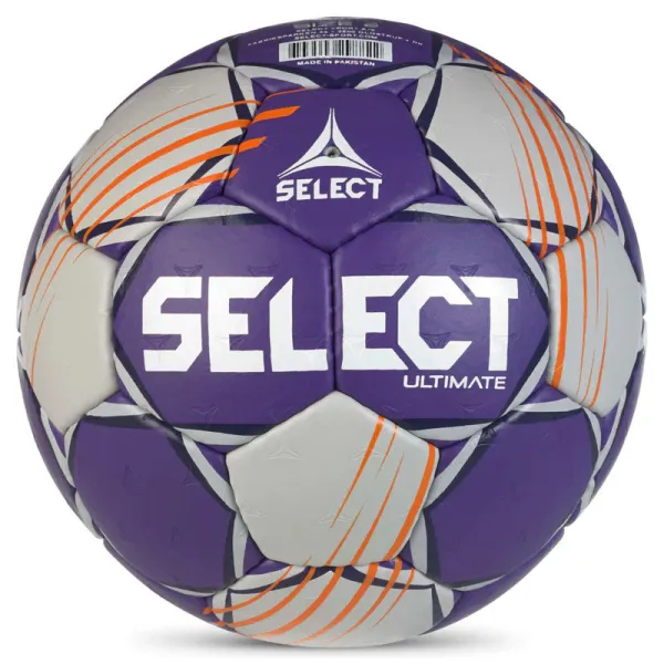 Мяч ганд. SELECT Ultimate Official EHF V24, 1612858999, Senior(р.3), EHF Appr, ПУ, руч.сш, фиол-сер за 15&nbsp;504 ₽ в Волгограде