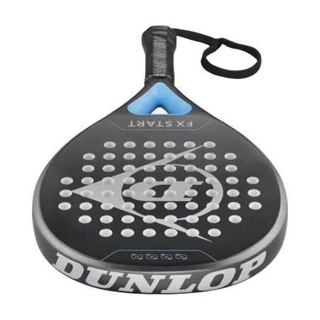Ракетка для падела Dunlop FX Start, 10370737, для начинающих, гибрид, графит, черно-синий за 13&nbsp;175 ₽ купить в Волгограде