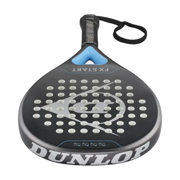 Ракетка для падела Dunlop FX Start, 10370737, для начинающих, гибрид, графит, черно-синий за 13&nbsp;175 ₽ в Волгограде