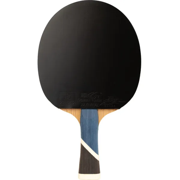 Ракетка для н/т DOUBLE FISH 5A+C, для продвин, ITTF Appr, накл. 2,1 мм, конич. ручка+ 2 мяча V40+мм за 2&nbsp;779.50 ₽ в Волгограде