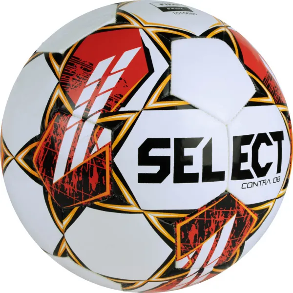 Мяч футб. SELECT Contra DB V23, 0854160300, р.4, FIFA Basic, 32 пан, ПУ, гибрид.сш, бел-чер-красн за 4&nbsp;455.70 ₽ в Волгограде