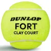 Мяч теннисный Dunlop Fort Clay Court 4B, 601613, уп.4 шт,одобр.ITF и FFT,сукно,нат.резина,желтый за 1&nbsp;812.20 ₽ купить в Волгограде