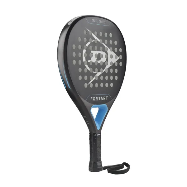 Ракетка для падела Dunlop FX Start, 10370737, для начинающих, гибрид, графит, черно-синий за 13&nbsp;175 ₽ в Волгограде