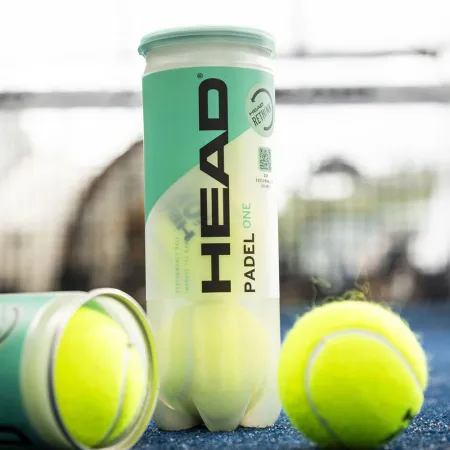 Мяч для падела HEAD Padel One S, 575383, уп.3 шт, FIP Approved, войлок,нат.резина,желтый за 933.30 ₽ купить в Волгограде