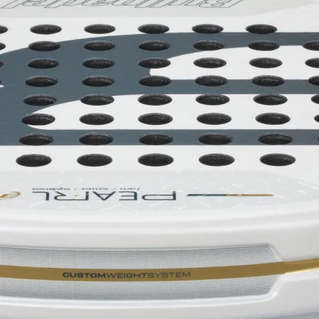 Ракетка для падела BULLPADEL Pearl 26, 493804, для профессионалов, карбон, бело-серый за 35&nbsp;929.50 ₽ купить в Волгограде