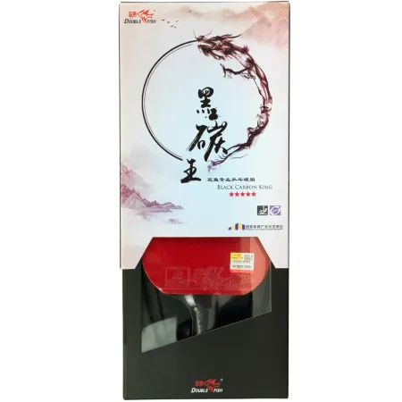 Ракетка для н/т DOUBLE FISH Black Carbon King Racket 5*****, для професс.,ITTF Appr.,накл.2,1,мм за 6&nbsp;434.50 ₽ купить в Волгограде