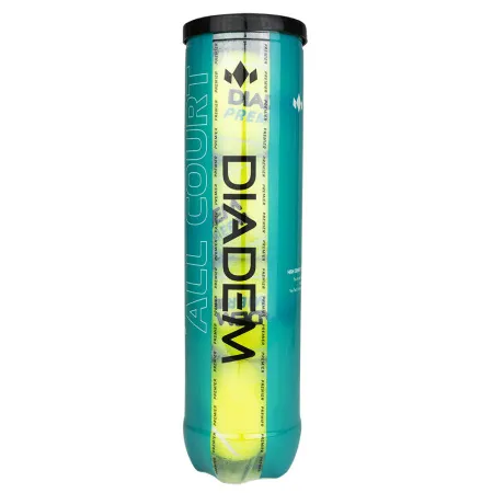 Мяч теннисный DIADEM Premier All Court 4B, BALL-4CASE-ALLCRT, уп. 4шт, одобр.ITF, фетр,желт за 996.20 ₽ купить в Волгограде