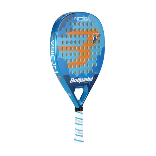 Ракетка для падела BULLPADEL Indiga Jr Boy 26, 494422, для начинающих, стекловолокно,сине-оранжевый за 10&nbsp;480.50 ₽ в Волгограде