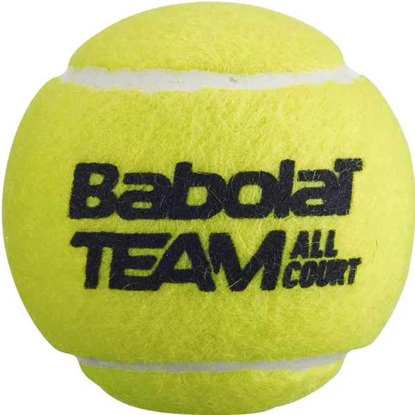 Мяч теннисный BABOLAT Team All Court,502081, уп.4 шт,одобр.ITF, сукно, нат.резина,желтый за 2&nbsp;385.10 ₽ в Волгограде
