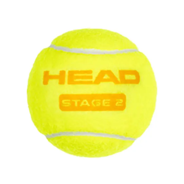 Мяч теннисный детский HEAD Stage 2 Orange, 578423,уп.3 шт, фетр,нат.резина,желто-оранжевый за 836.40 ₽ в Волгограде