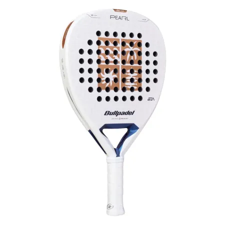Ракетка для падела BULLPADEL Pearl 27, 497249, для проф-в, стекловолокно,карбон, бело-золотистый за 44&nbsp;319 ₽ купить в Волгограде