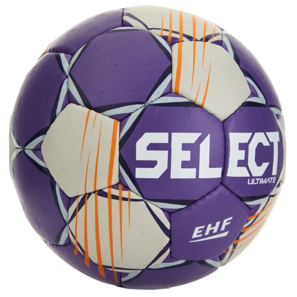 Мяч ганд. SELECT Ultimate Official EHF V24, 1612858999, Senior(р.3), EHF Appr, ПУ, руч.сш, фиол-сер за 15&nbsp;504 ₽ в Волгограде