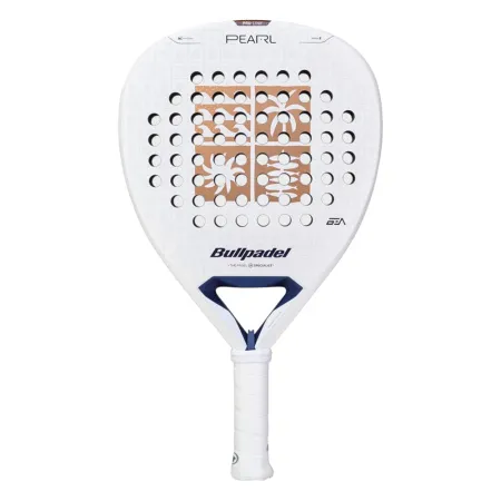 Ракетка для падела BULLPADEL Pearl 27, 497249, для проф-в, стекловолокно,карбон, бело-золотистый за 44&nbsp;319 ₽ купить в Волгограде