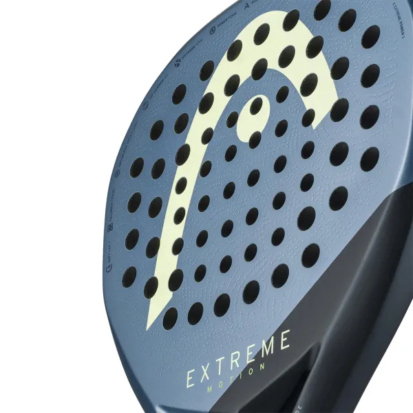 Ракетка для падела HEAD Extreme Motion, 223135, для профессионалов, углеродное волокно, темно-синий за 26&nbsp;894 ₽ в Волгограде