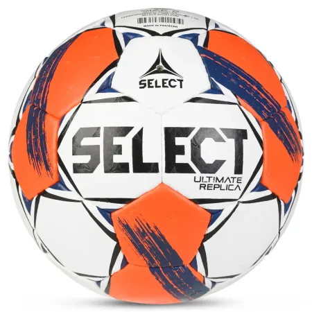 Мяч ганд. SELECT Ultimate Replica v25, 3572858745, р.3(Senior), ПУ,руч.сш, бел-оранж-т.син за 5&nbsp;373.70 ₽ купить в Волгограде
