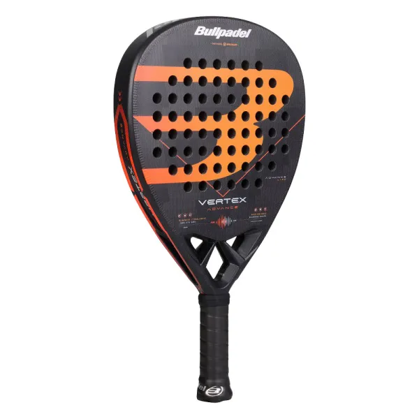 Ракетка для падела BULLPADEL Vertex Advance, 494414, для проф. и любителей, карбон, черно-оранжевый за 21&nbsp;559.40 ₽ в Волгограде