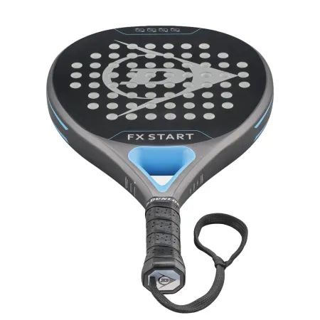 Ракетка для падела Dunlop FX Start, 10370737, для начинающих, гибрид, графит, черно-синий за 13&nbsp;175 ₽ купить в Волгограде