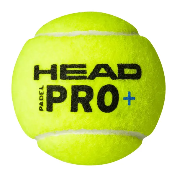 Мяч для падела HEAD Padel Pro+, 540203, уп.3 шт, FIP Approved, войлок,нат.резина,желтый за 933.30 ₽ в Волгограде